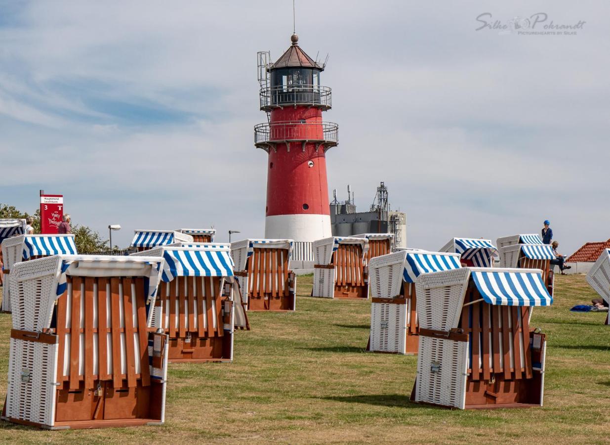 Ferienwohnung Watt Un Leev In Direkter Strand & Citynaehe Von Buesum Exterior foto